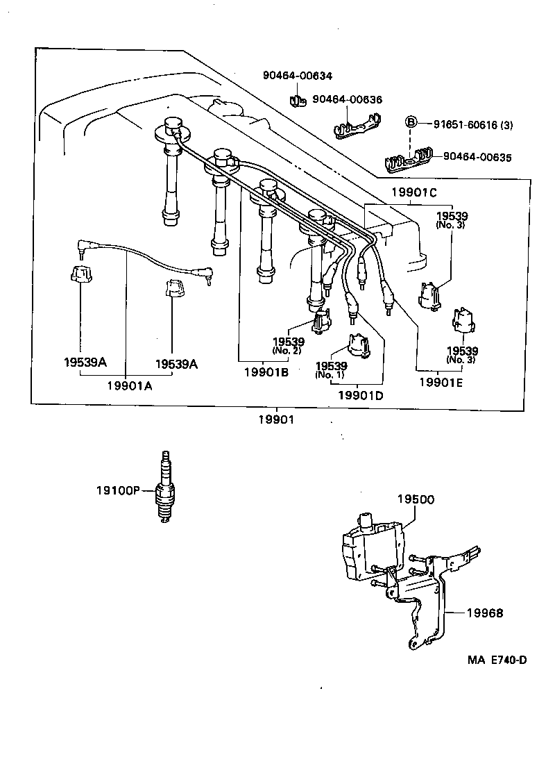  LVN CRE TRN MRN |  IGNITION COIL SPARK PLUG