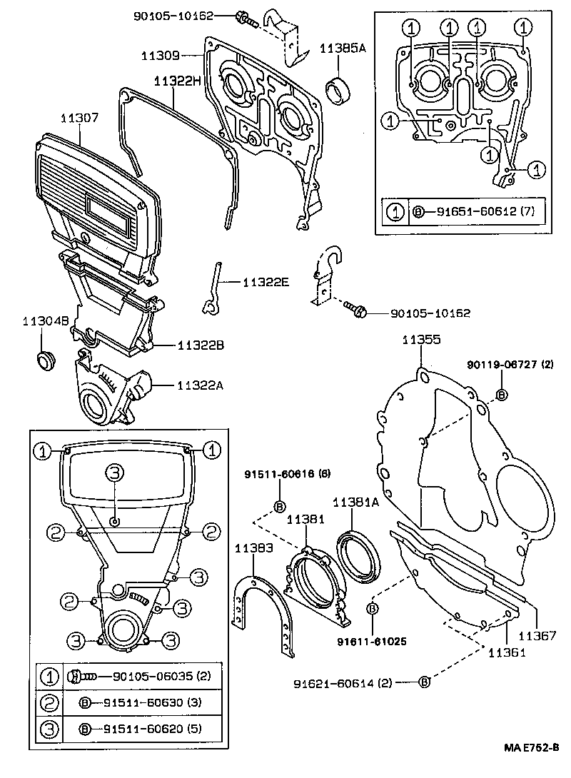  LVN CRE TRN MRN |  TIMING GEAR COVER REAR END PLATE