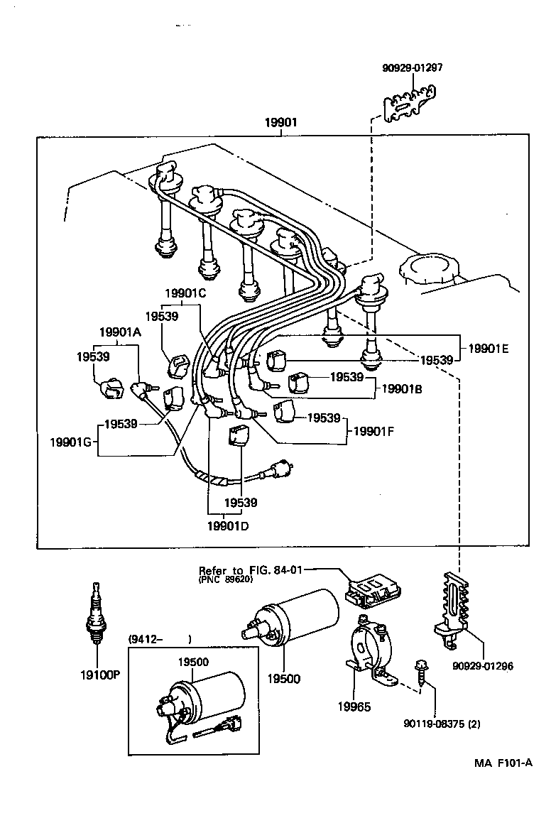  CROWN |  IGNITION COIL SPARK PLUG