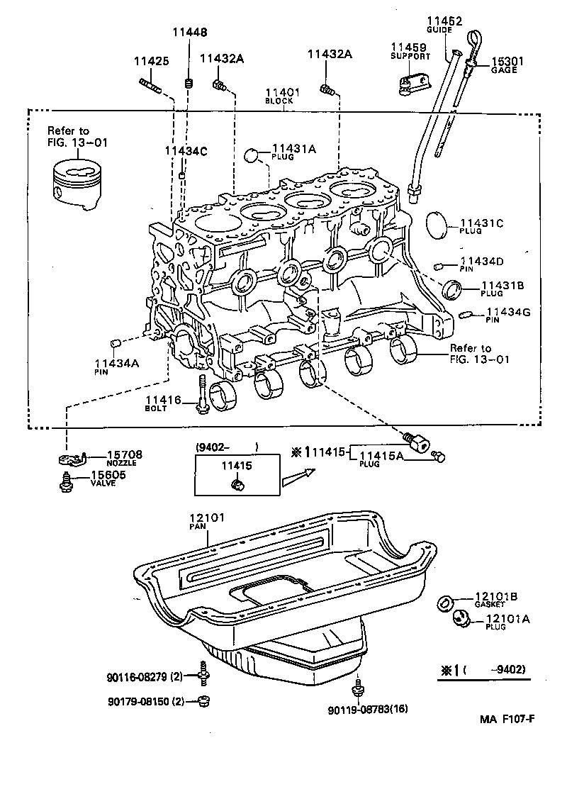  CROWN |  CYLINDER BLOCK