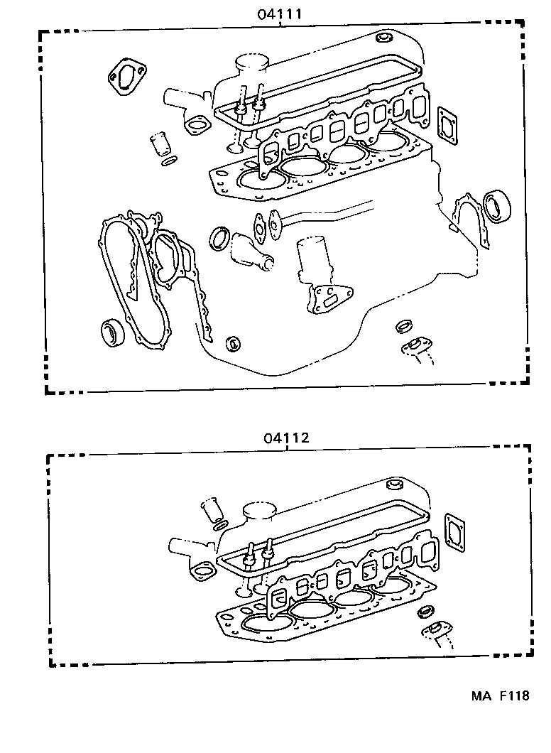  CROWN |  ENGINE OVERHAUL GASKET KIT