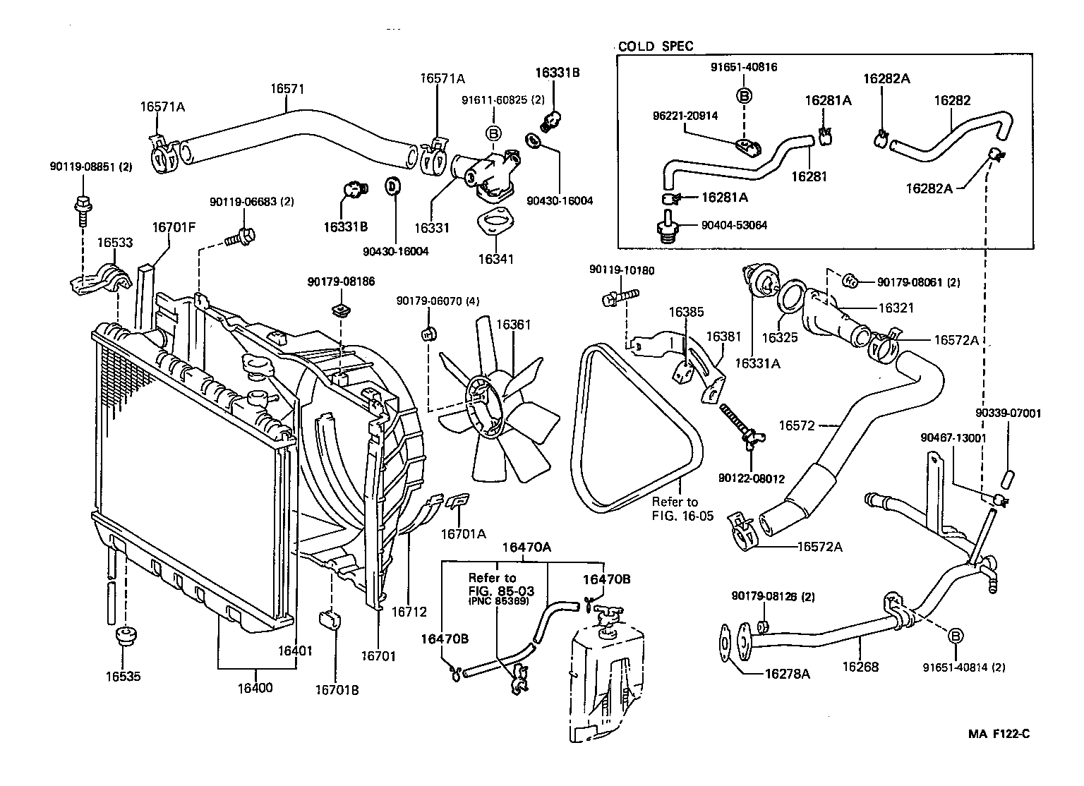  CROWN |  RADIATOR WATER OUTLET