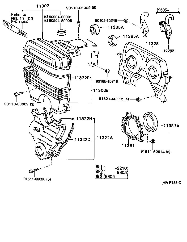  CROWN |  TIMING GEAR COVER REAR END PLATE