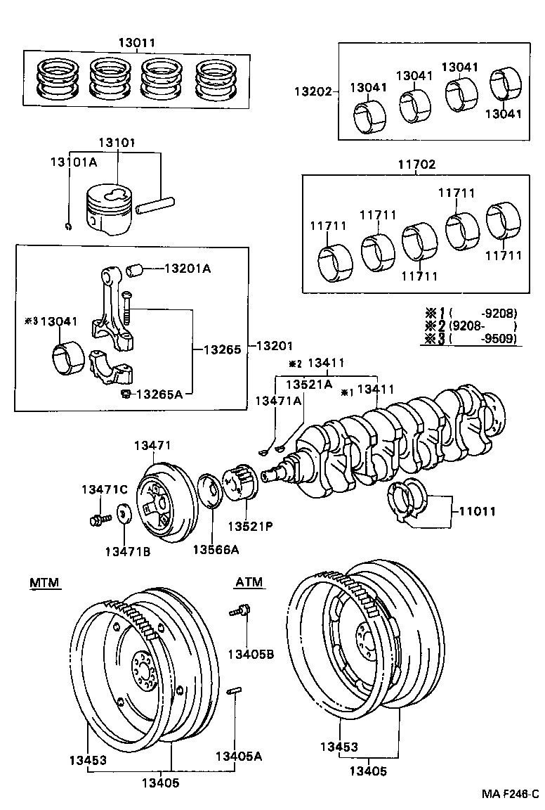  ESTIMA EMINA LUCIDA |  CRANKSHAFT PISTON