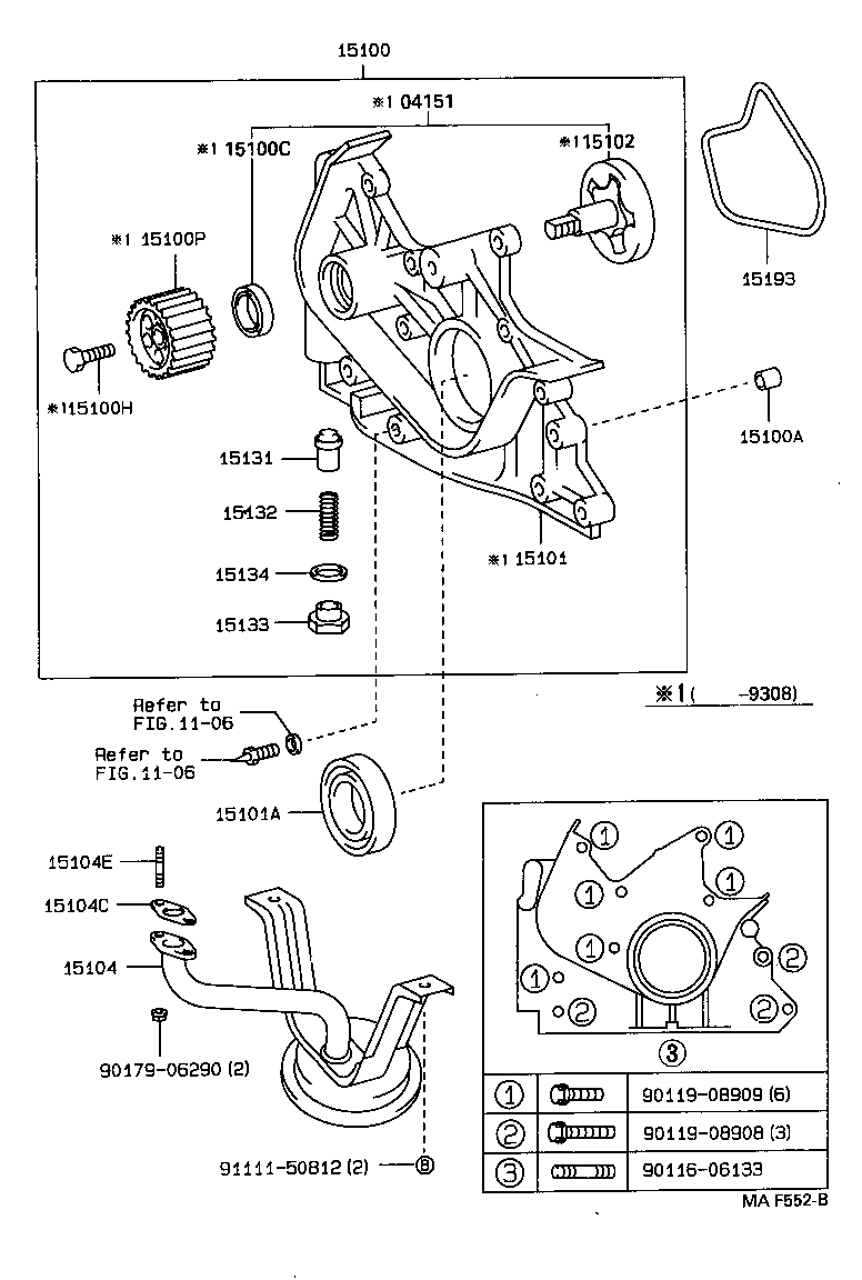  CALDINA |  ENGINE OIL PUMP