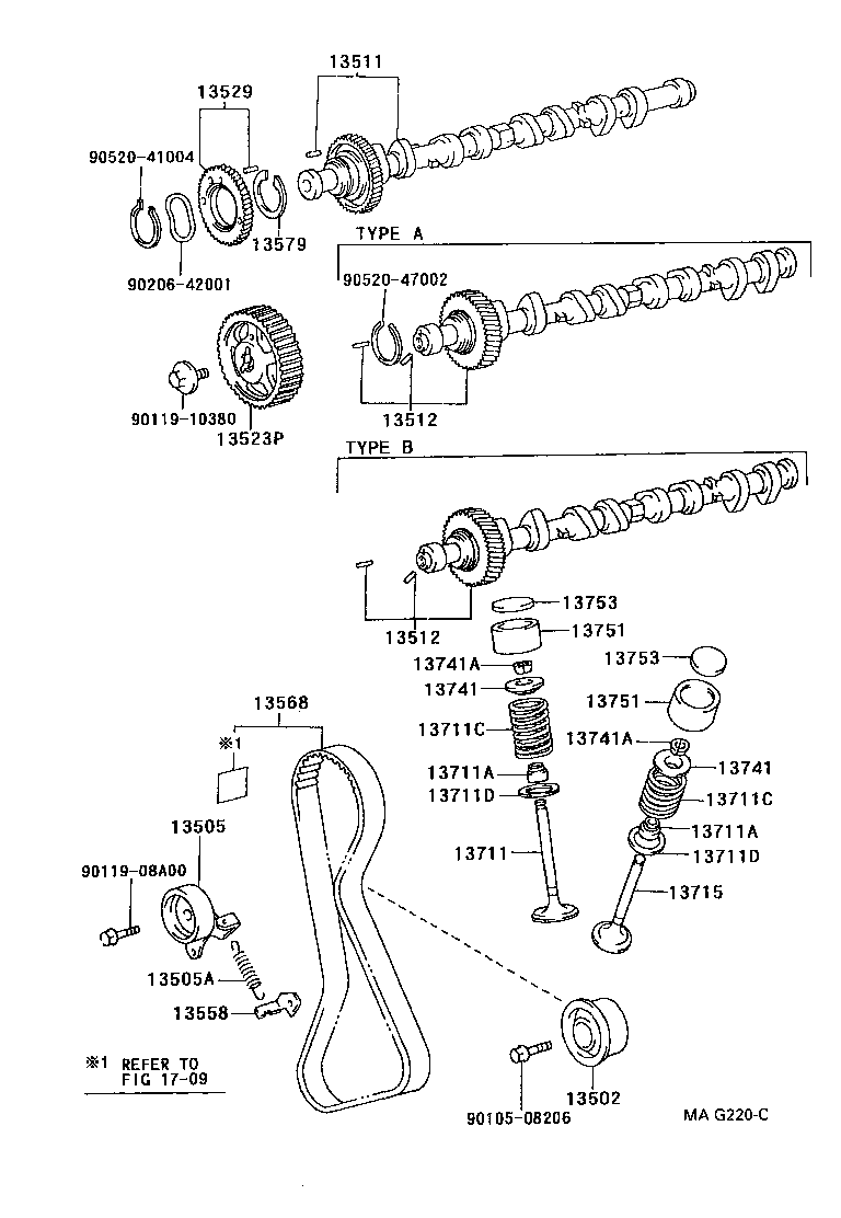  CALDINA |  CAMSHAFT VALVE