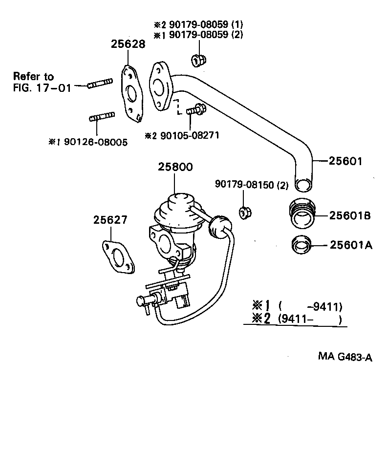  LAND CRUISER S T H T |  EXHAUST GAS RECIRCULATION SYSTEM