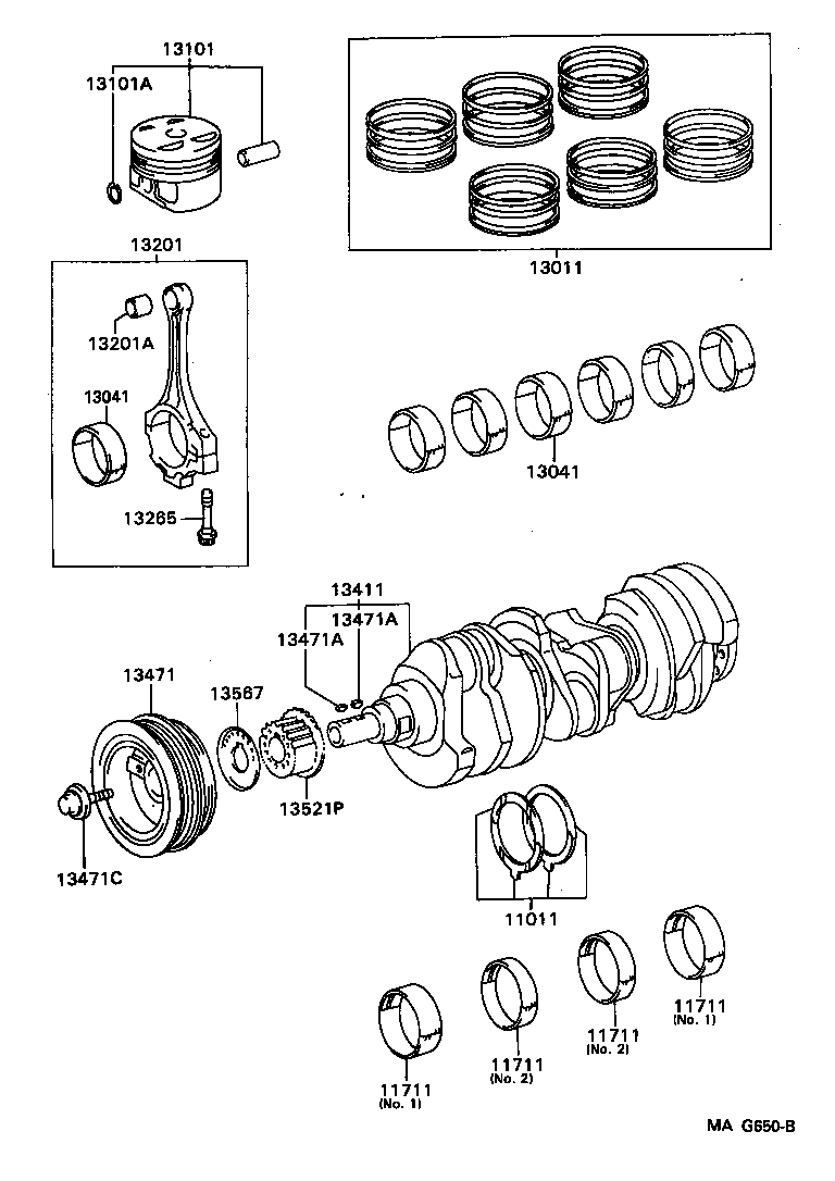  PRONARD |  CRANKSHAFT PISTON