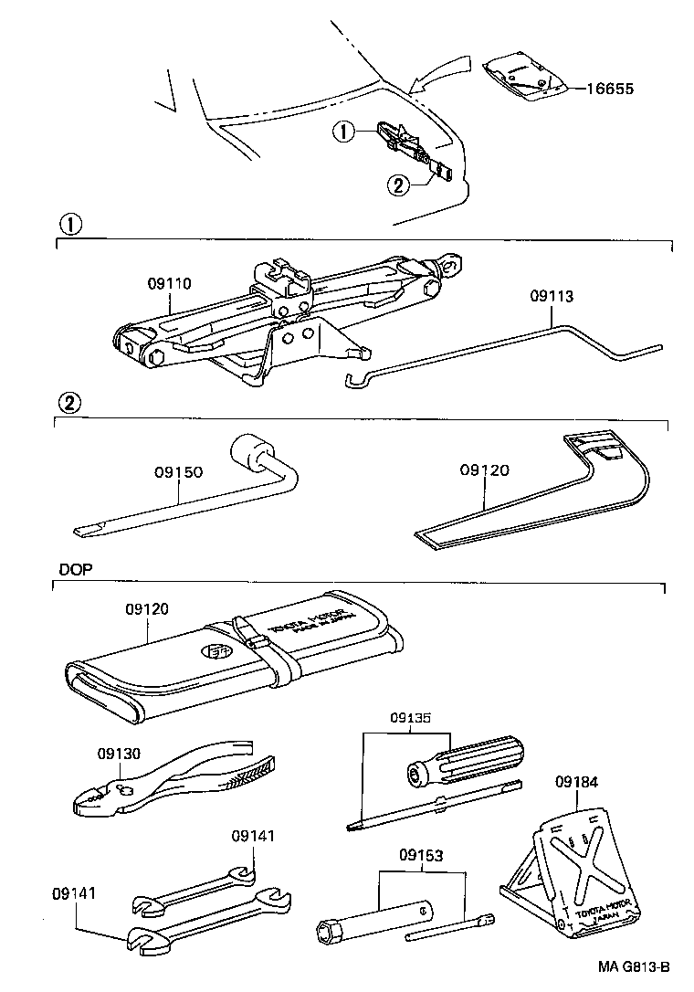  CELICA |  STANDARD TOOL