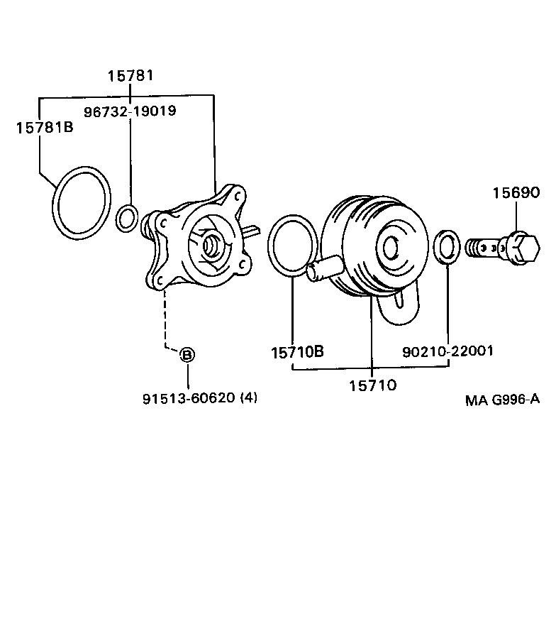  MR2 |  ENGINE OIL COOLER