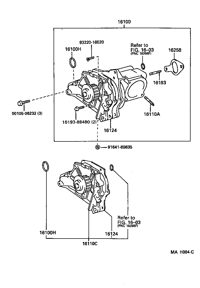  MR2 |  WATER PUMP