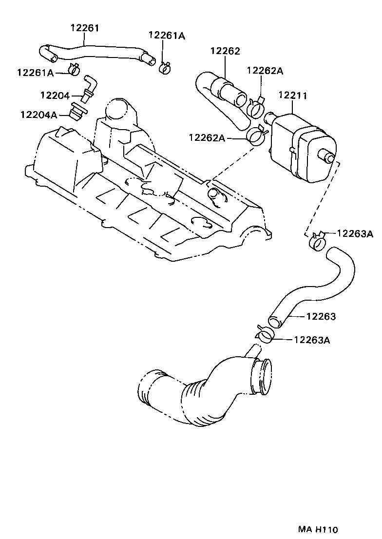  CELICA |  VENTILATION HOSE