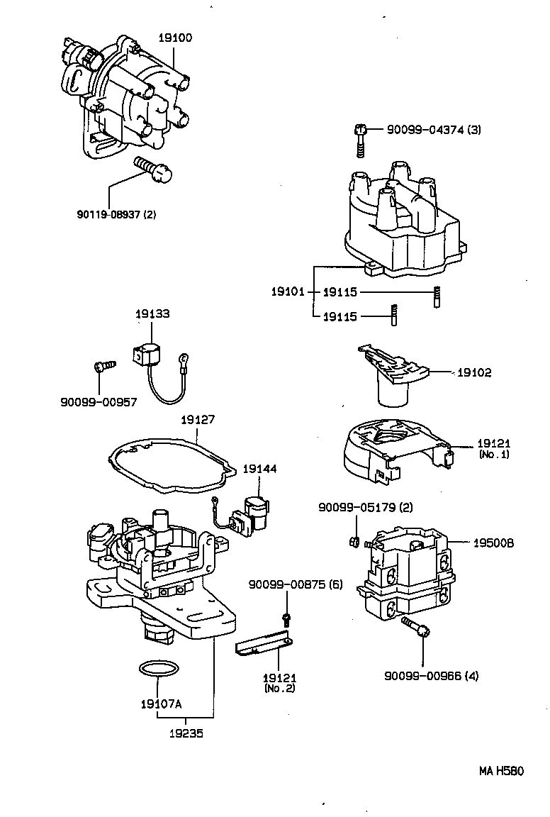  CAMRY VISTA |  DISTRIBUTOR