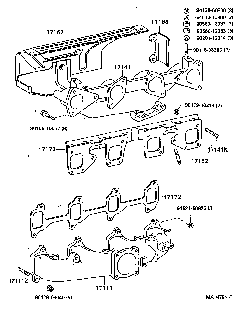  DYNA 200 TOYOACE G25 |  MANIFOLD