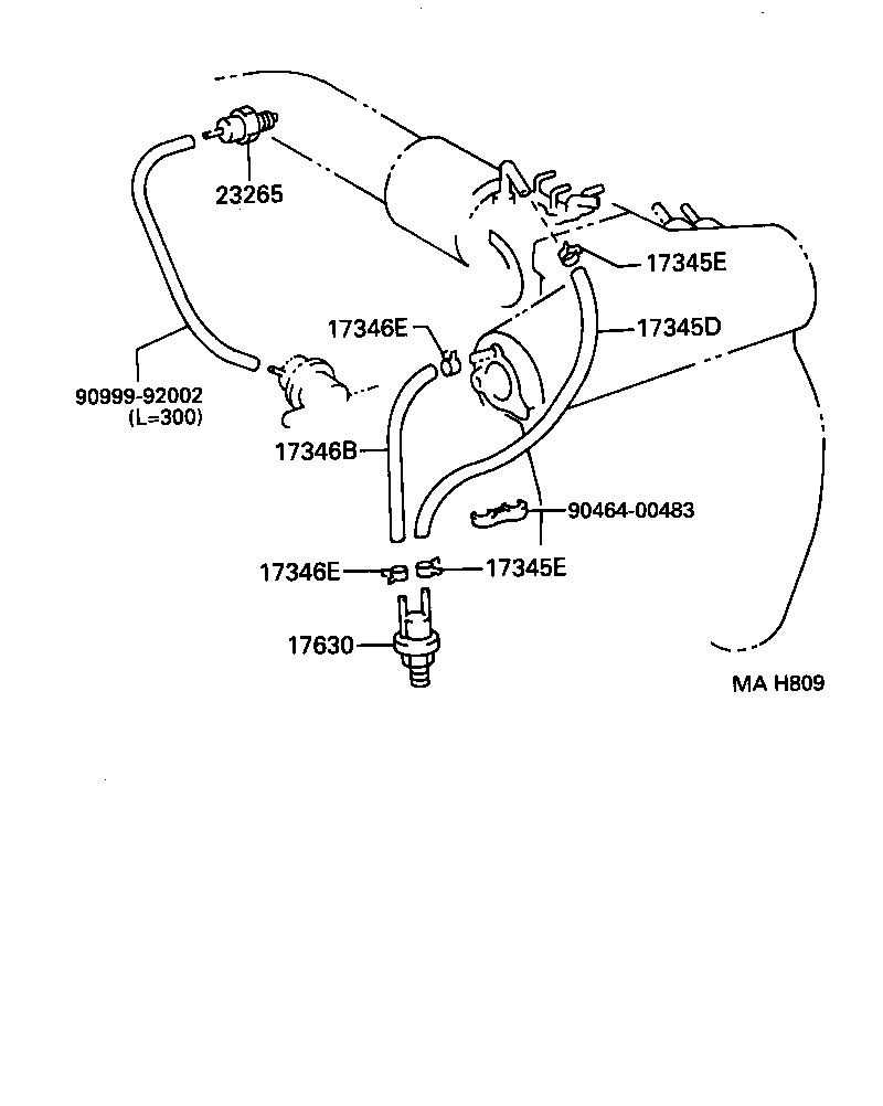  DYNA 200 TOYOACE G25 |  VACUUM PIPING