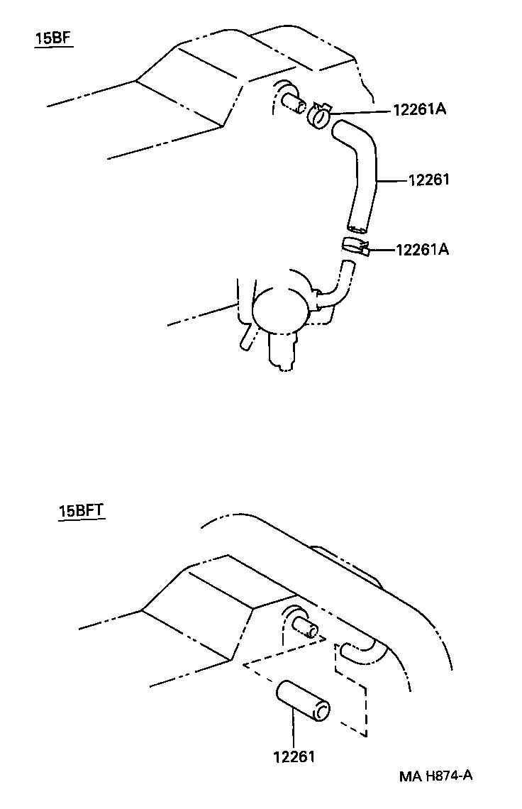  DYNA 200 TOYOACE G25 |  VENTILATION HOSE