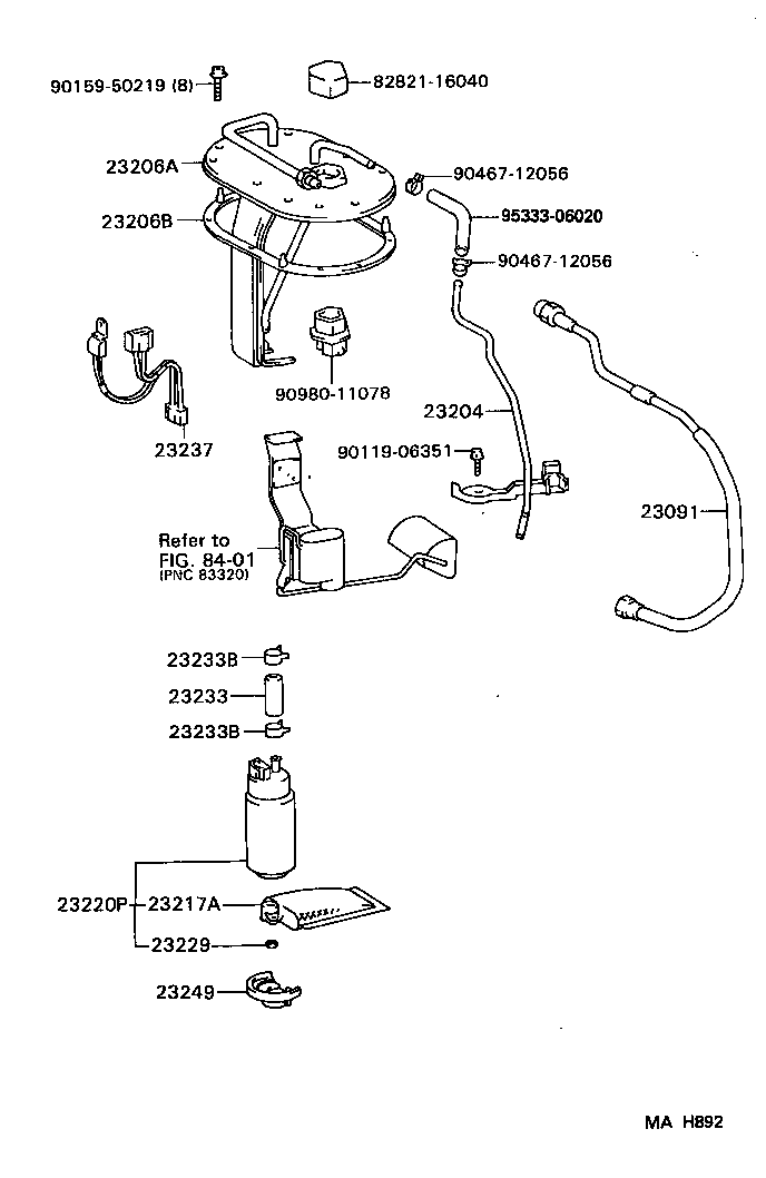  AVALON |  FUEL INJECTION SYSTEM