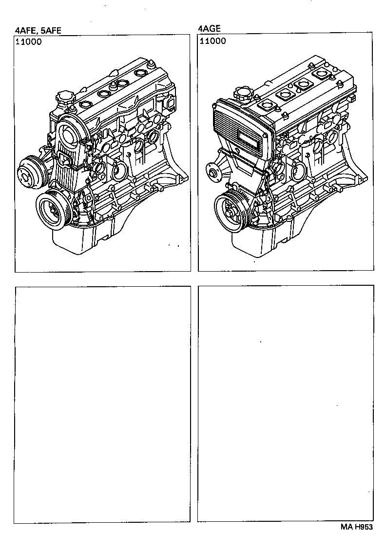  LEVIN TRUENO |  PARTIAL ENGINE ASSEMBLY