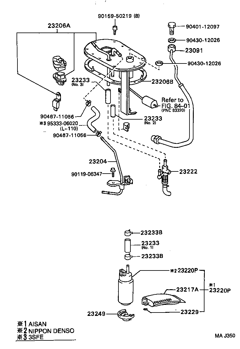  CALDINA |  FUEL INJECTION SYSTEM