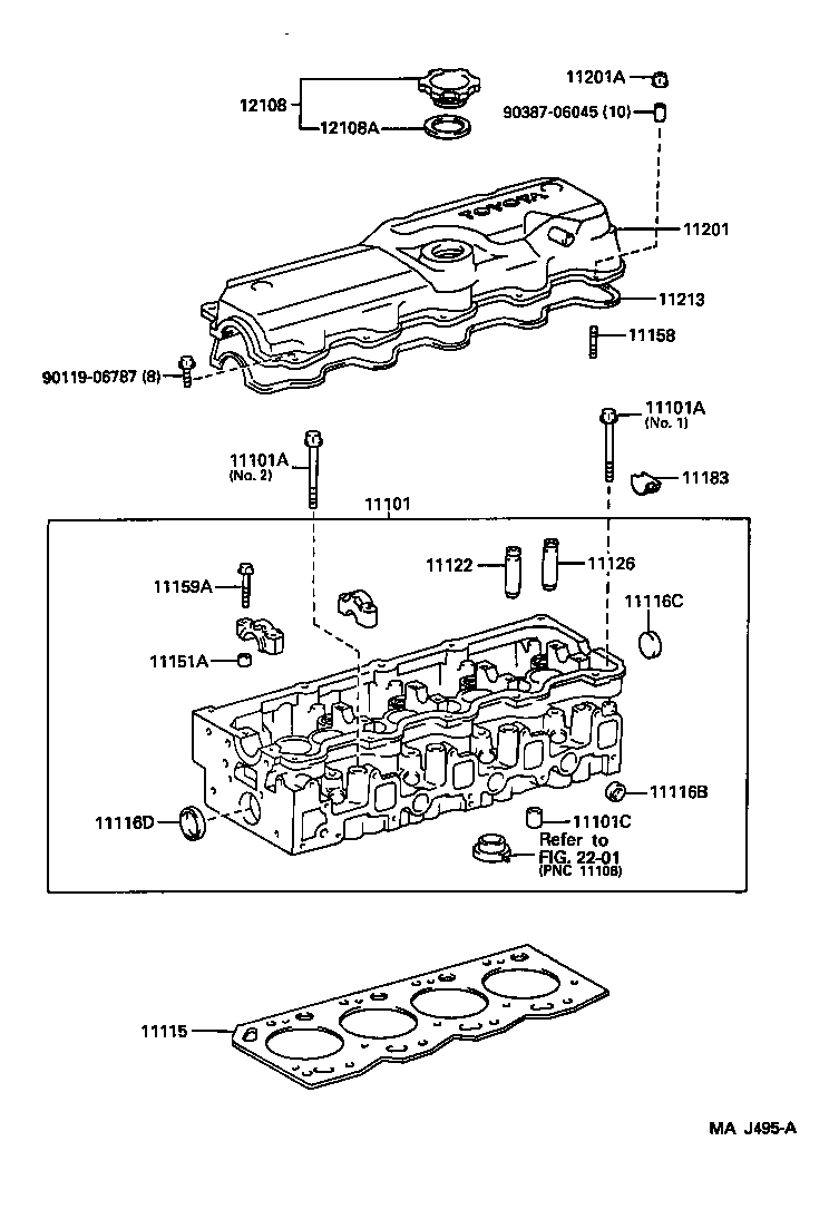  CROWN CROWN MAJESTA |  CYLINDER HEAD