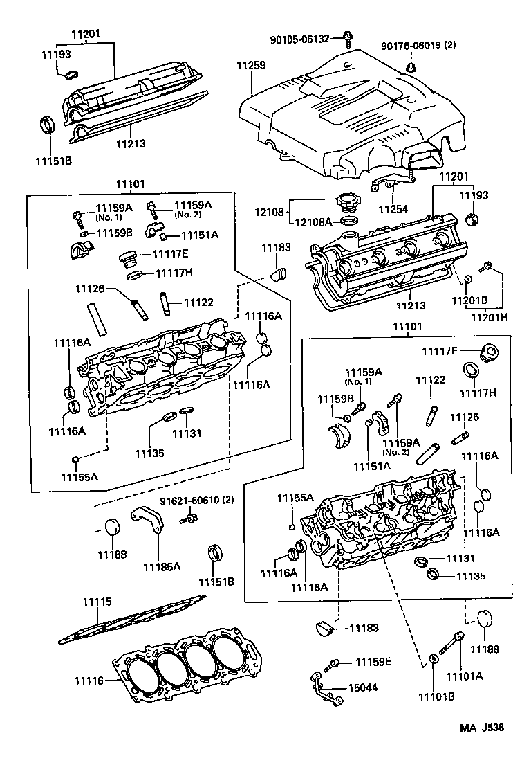  CROWN CROWN MAJESTA |  CYLINDER HEAD