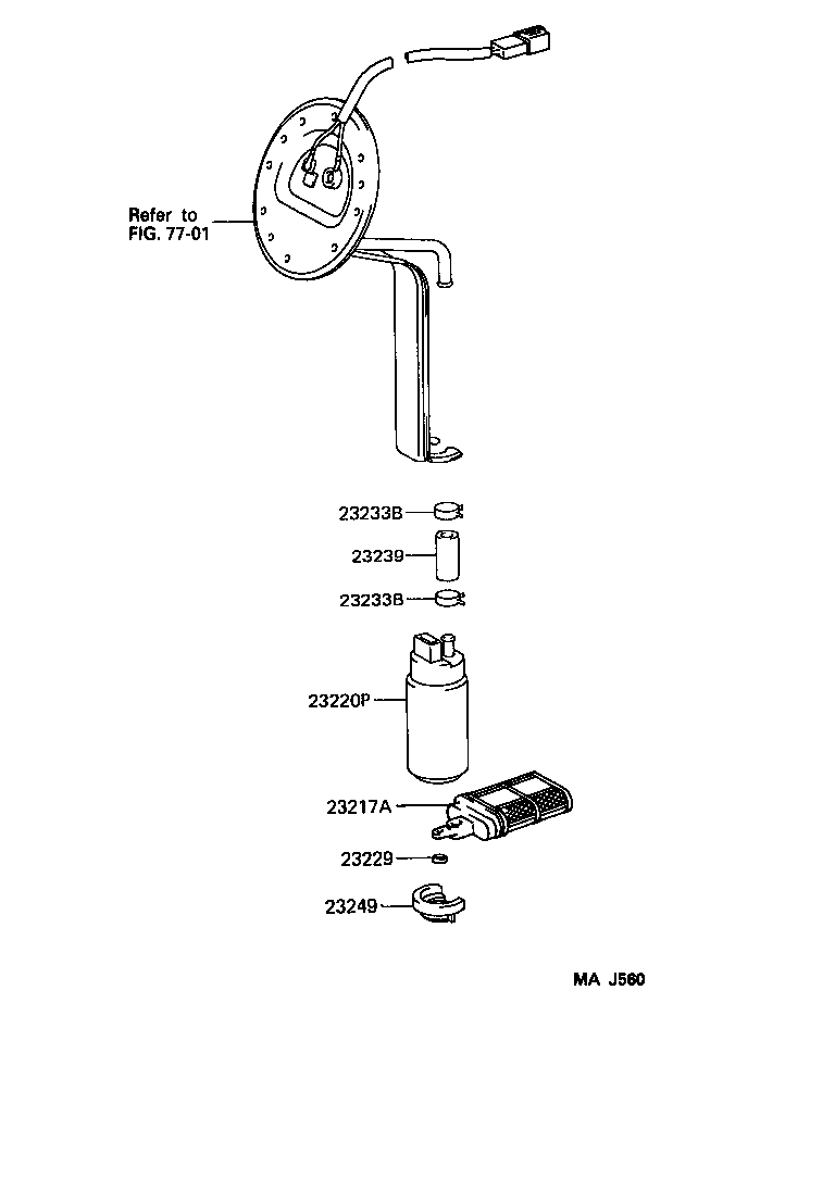  CROWN CROWN MAJESTA |  FUEL INJECTION SYSTEM