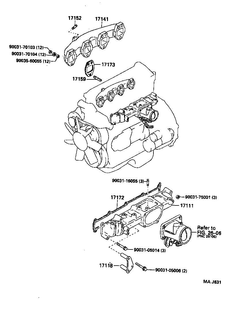  DYNA 200 TOYOACE G25 |  MANIFOLD