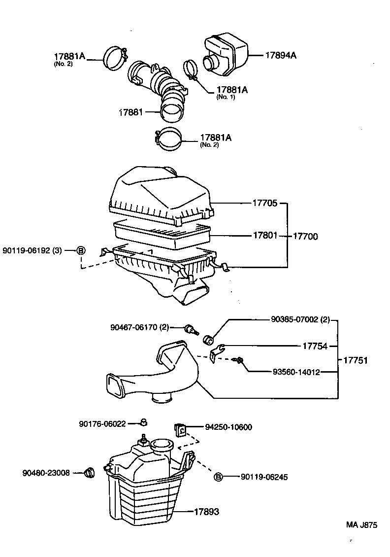  CALDINA |  AIR CLEANER