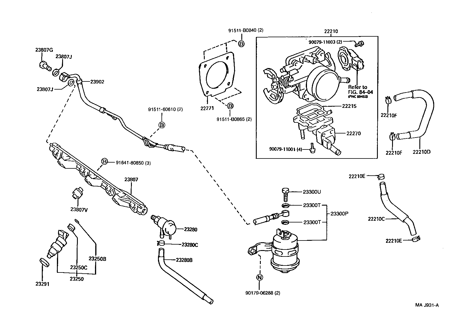  CALDINA |  FUEL INJECTION SYSTEM