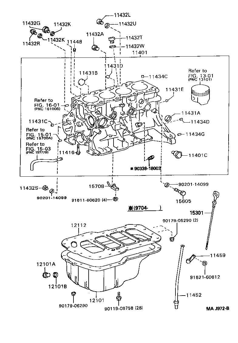  CALDINA |  CYLINDER BLOCK