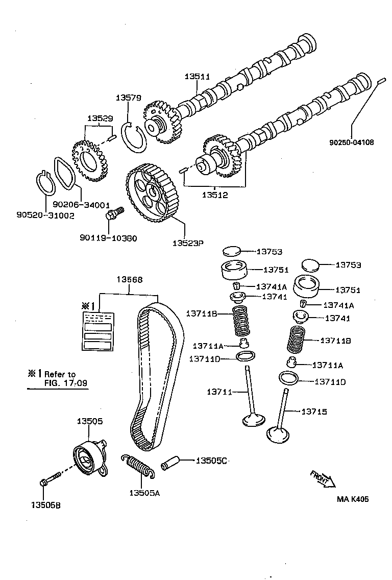  CALDINA |  CAMSHAFT VALVE