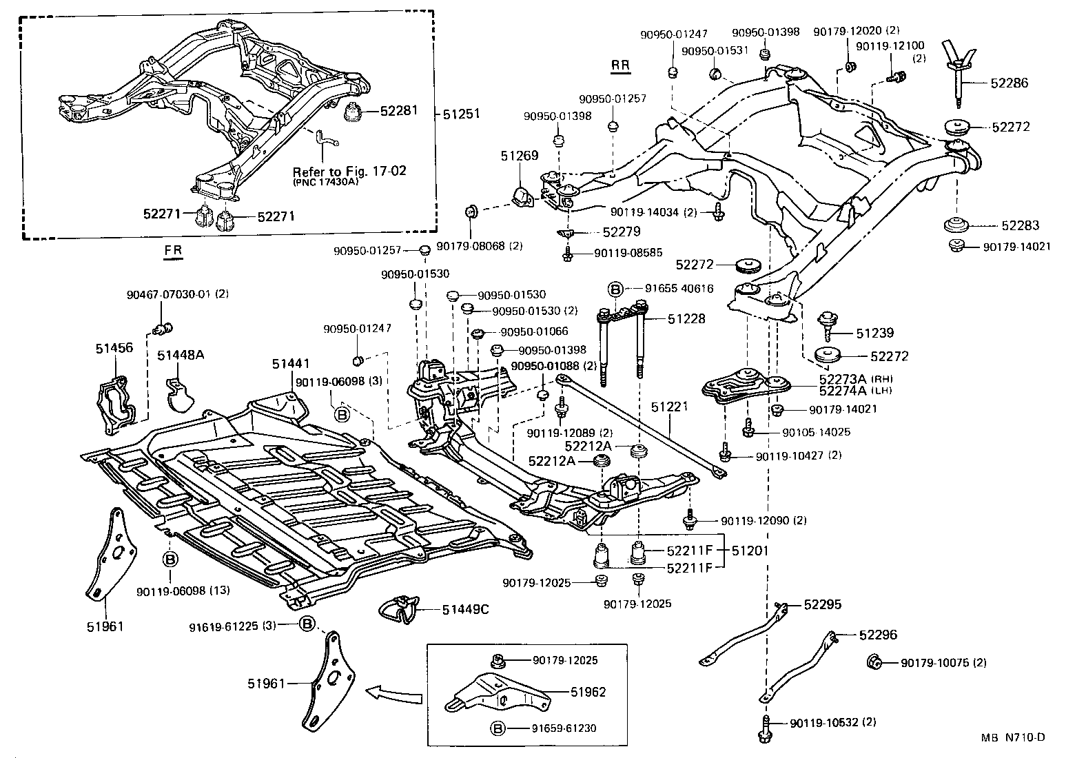  SUPRA |  SUSPENSION CROSSMEMBER UNDER COVER