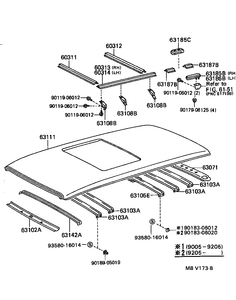  HIACE REGIUSACE |  ROOF PANEL BACK PANEL