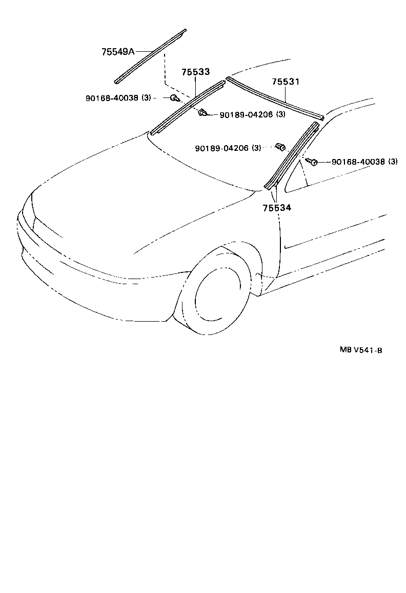  LVN CRE TRN MRN |  FRONT MOULDING