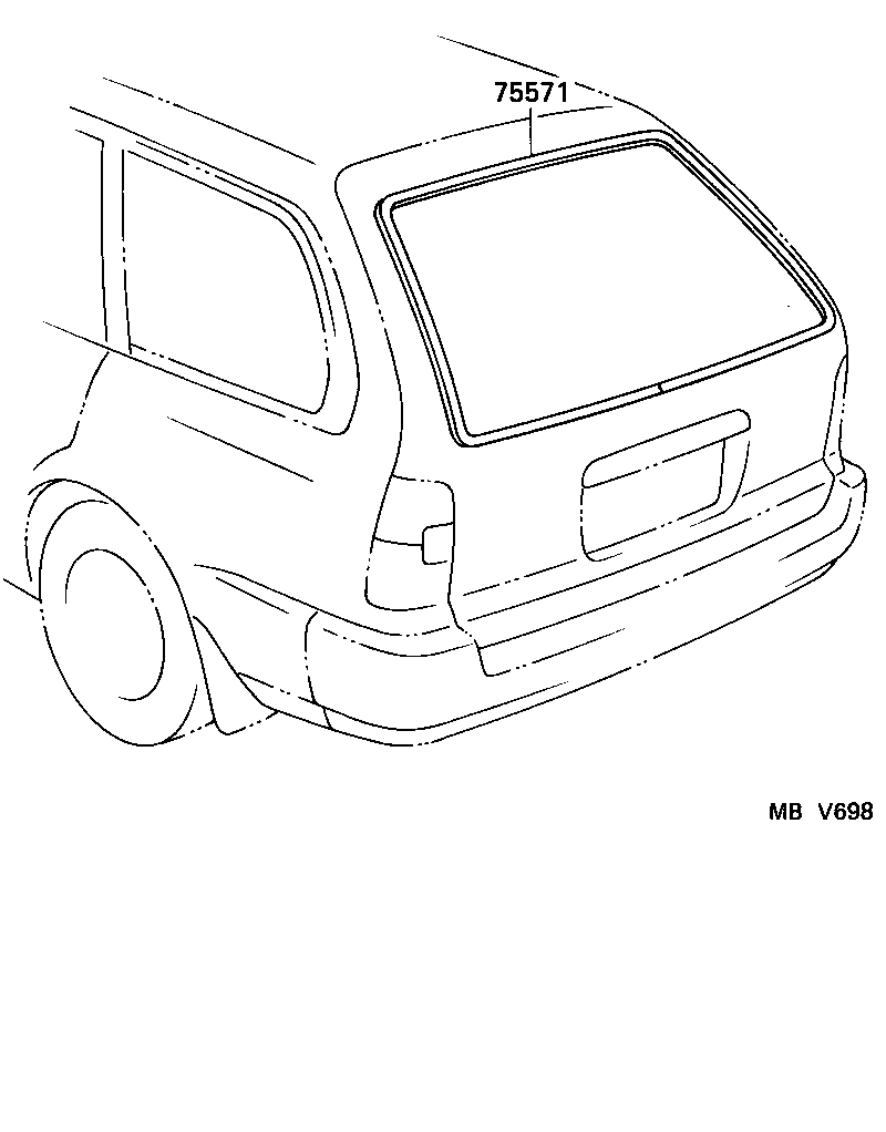  SPRINTER |  REAR MOULDING