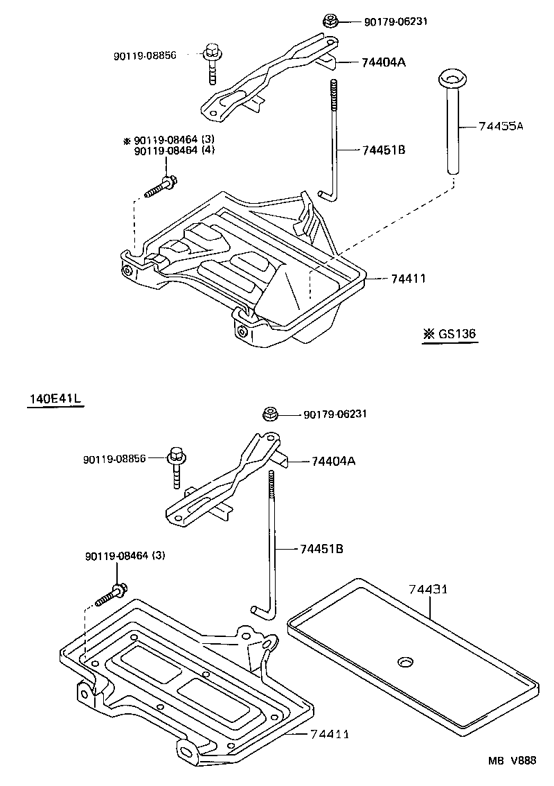  CROWN |  BATTERY CARRIER