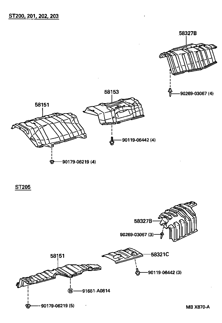  CORONA EXIV |  FLOOR INSULATOR