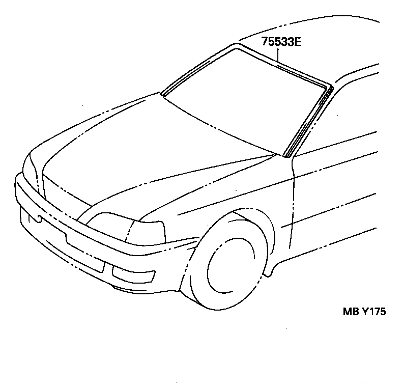  CAMRY VISTA |  FRONT MOULDING