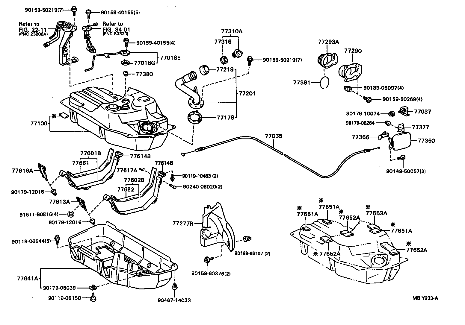  CARINA ED |  FUEL TANK TUBE