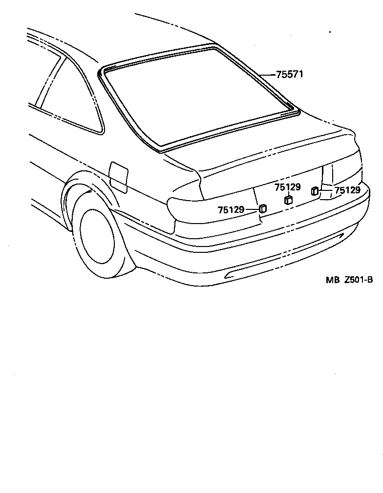  CYNOS |  REAR MOULDING