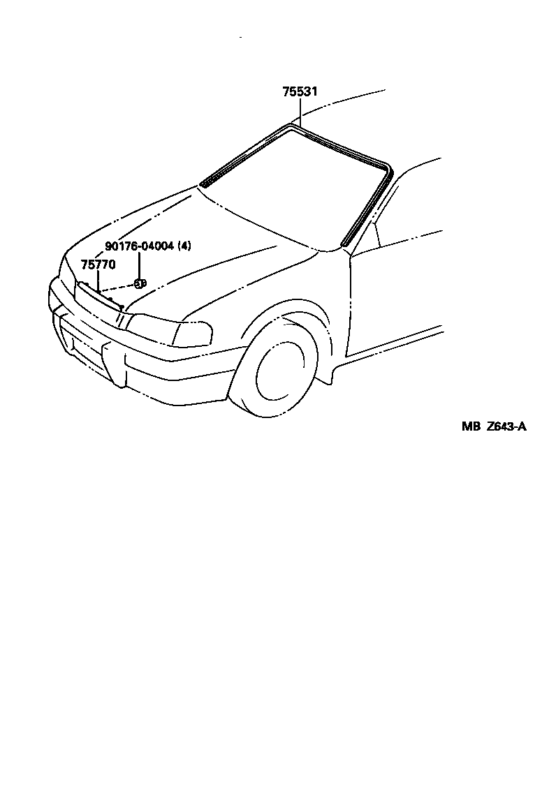  SPRINTER CARIB |  FRONT MOULDING