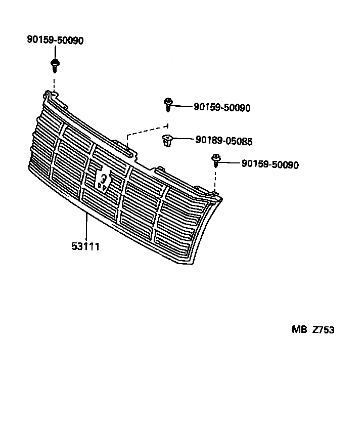  CROWN CROWN MAJESTA |  RADIATOR GRILLE