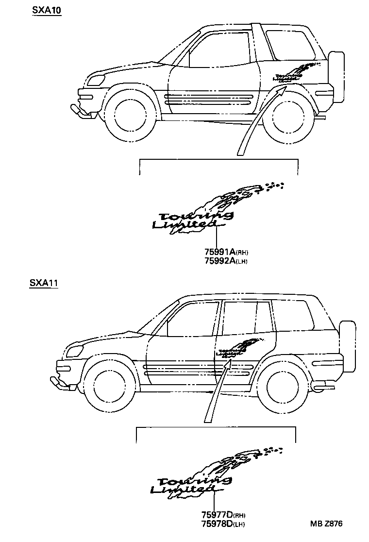  RAV4 |  BODY STRIPE