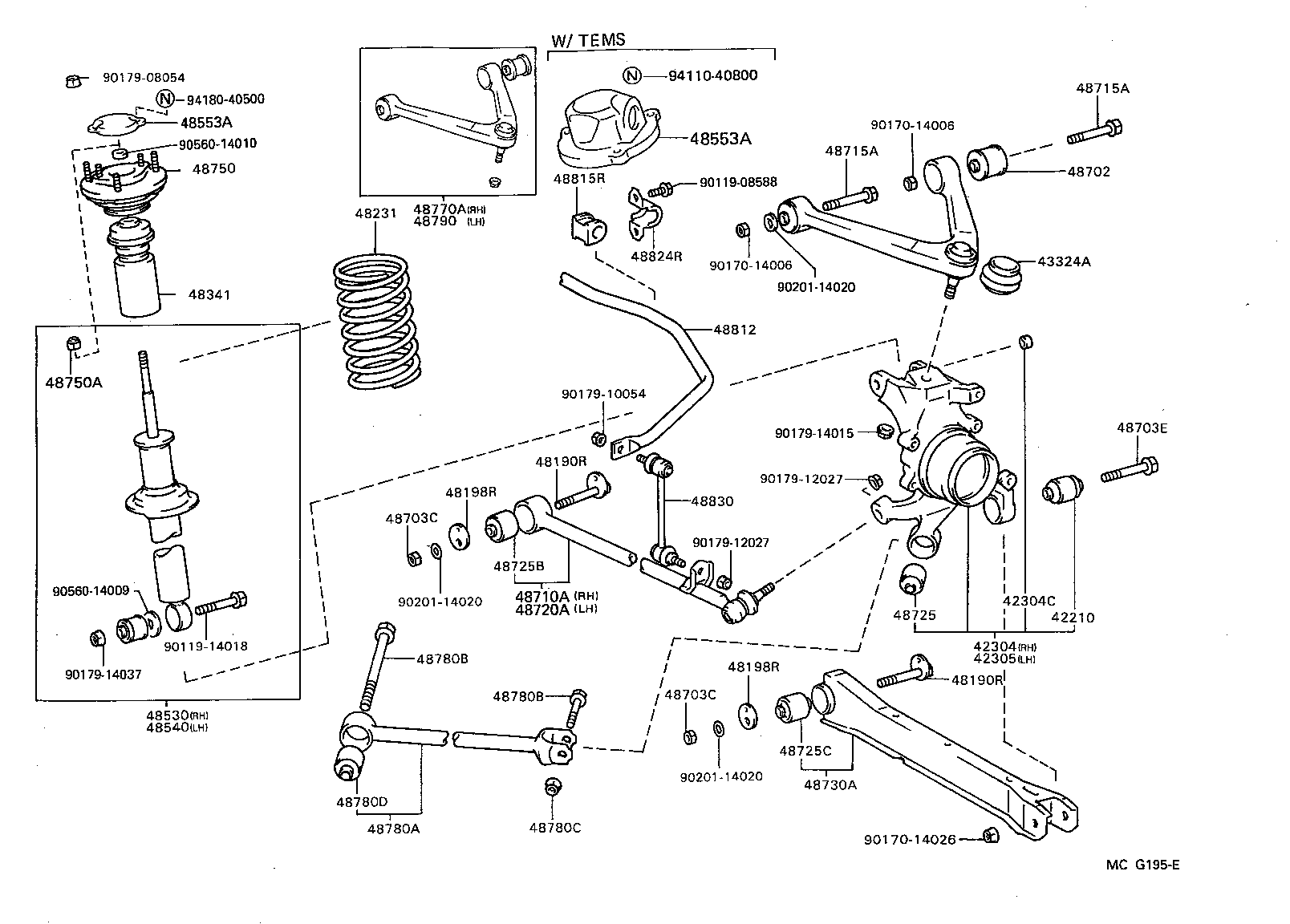  SUPRA |  REAR SPRING SHOCK ABSORBER