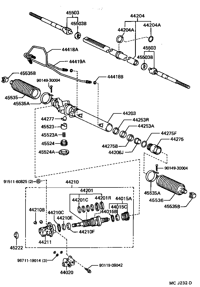  HIACE REGIUSACE |  FRONT STEERING GEAR LINK