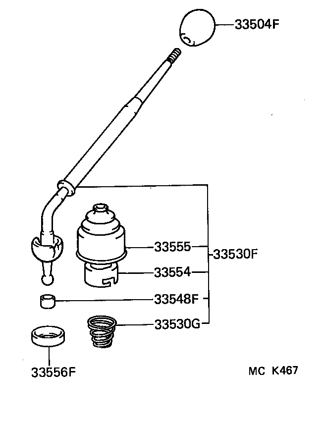  LAND CRUISER S T H T |  SHIFT LEVER RETAINER