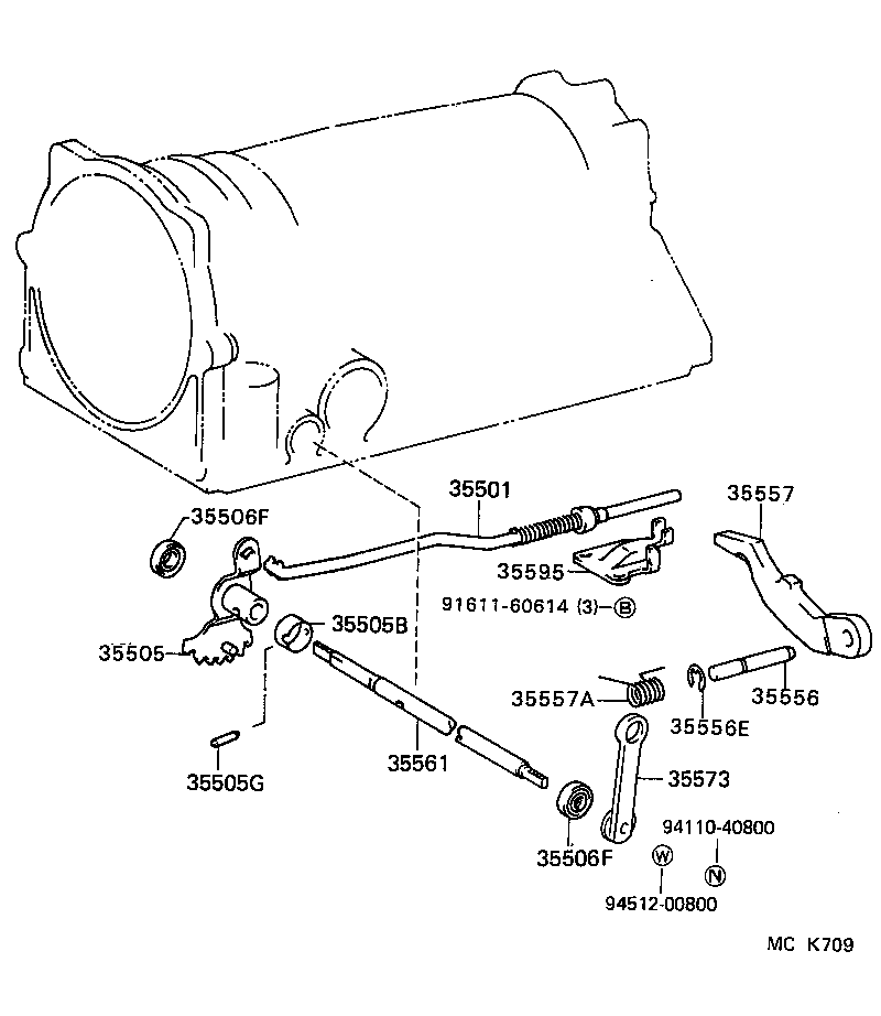  LAND CRUISER S T H T |  THROTTLE LINK VALVE LEVER ATM