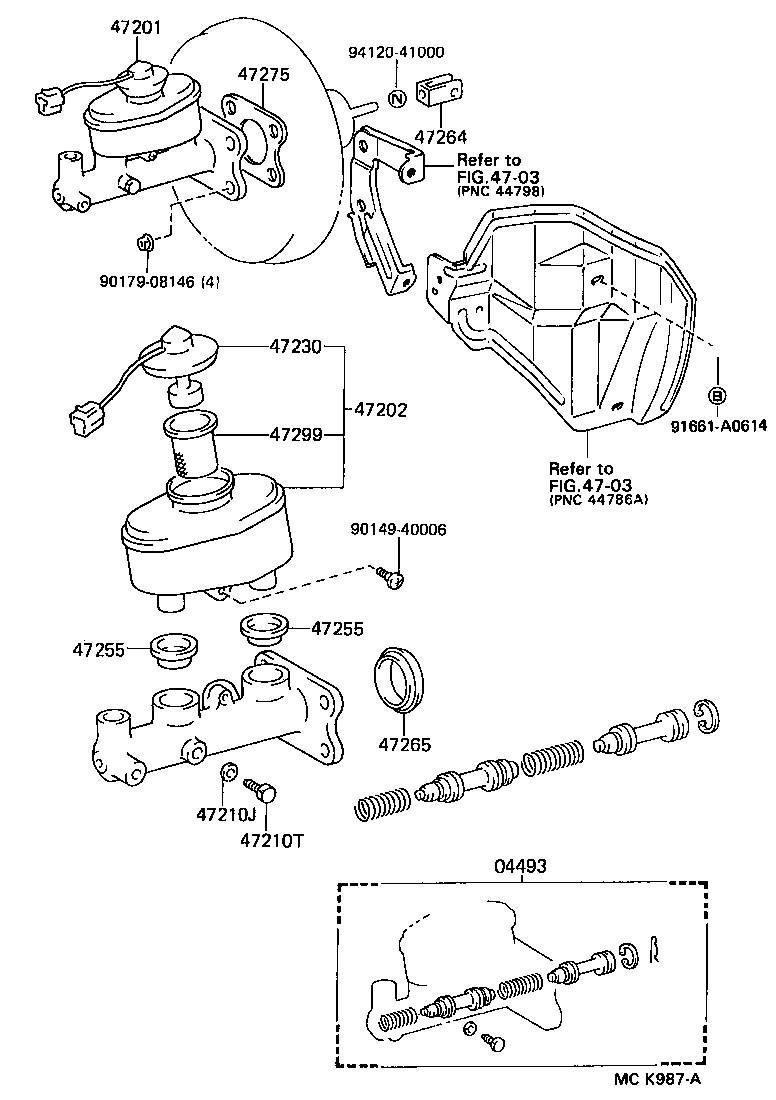  SUPRA |  BRAKE MASTER CYLINDER