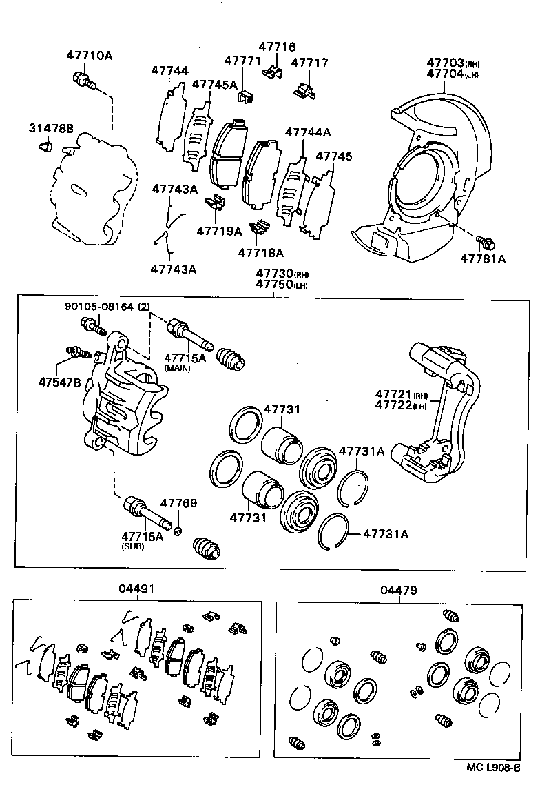  LVN CRE TRN MRN |  FRONT DISC BRAKE CALIPER DUST COVER