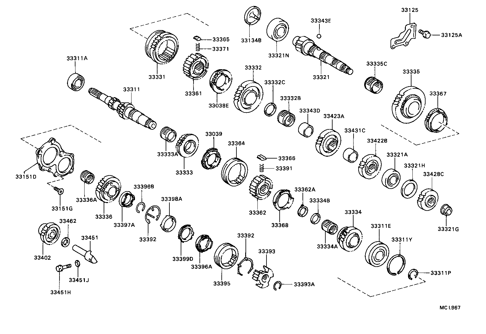  LVN CRE TRN MRN |  TRANSMISSION GEAR MTM